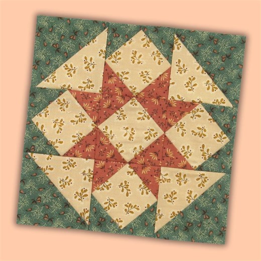 Sägezahn Patchwork Quilt BLOCK Muster - PDF BLOCK Muster - 12-Zoll-Block - Traditionelles Patchwork - Etsy.de