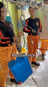 A Prusik (Prussik) hitch is a friction hitch formed by wrapping a smaller-diameter cord multiple times around a larger rope. When tension is applied, it tightens and holds the rope securely. When the load is released, it can be moved along the rope, making it useful for control, backup, and safety in rope rescue systems. #knottutorial #prussikhitch #ropetutorial #knottying #roperescue #firefighter #FirefighterTraining #firenuzzle | firenuzzle