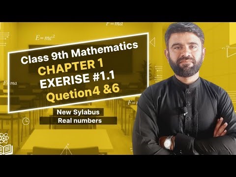 class 9th math new book chapter 1 Exercise 1.1 Q#4&6 9th maths-9 class Maths Real Numbers