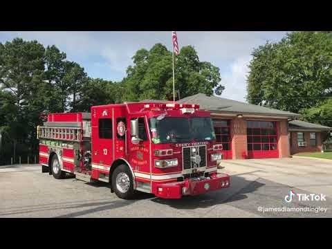 DeKalb County GA Fire Rescue Department (Engine 13) Responding. 7-27-2022