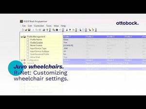 Juvo wheelchairs. R-Net: Customizing wheelchair settings. | Ottobock Professionals