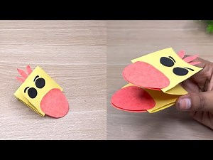 Interactive Duck Puppet 🧻 | Creative Paper Craft for Children