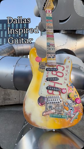 2.5K views · 67 reactions | The Dallas Aged Guitar – White and Amber Relic tones with a whole lotta soul. Vintage vibes, modern feel.⁠ DM to get your own built just right. 落 #customguitar #relic | Gepettos Guild | Facebook