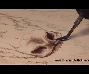 Pyrography: How to Woodburn a Yak or Bison Nose