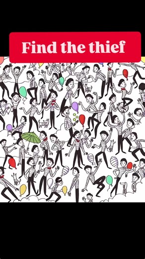 384 reactions · 14 comments | Find the thief ? #puzzles #puzzletime #puzzlemania #findtheobject #findthedifferences | RVPuzzlesWorld | Facebook