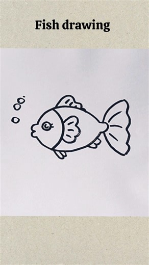 fish drawing easy step by step #drawing