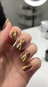 Simple Nail Art Design At Home | Nail Tutorial #shorts #viral #nails #short #trending #fyp