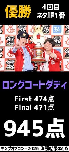 キングオブコント2025 決勝結果まとめ #shorts