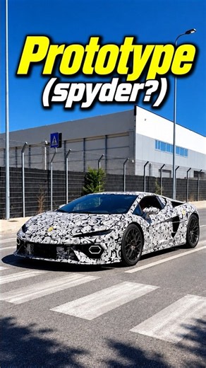 BECCATA SU STRADA! La nuova Lamborghini Temerario Spyder