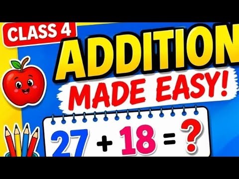 Class 4 # word problems on addition # basic maths
