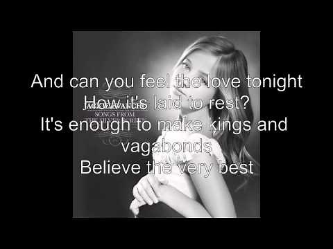 jackie evancho can you feel the love tonight