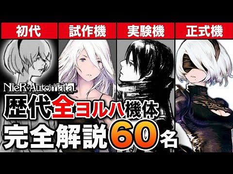 [NieR: Automata] A comprehensive explanation of all 60 YoRHa units! [Stage YoRHa]