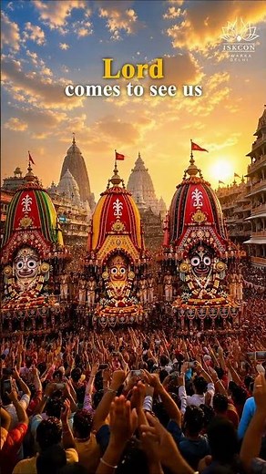 Just 10 Days to Go! Lord Jagannath is leaving His temple to shower His mercy upon everyone.