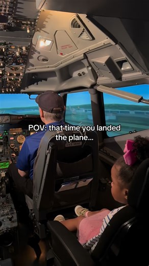 This flight simulator at the new Delta Flight Museum is pretty cool! ✈️💙 | The Mickens Fam