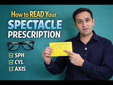 How to Read Your Spectacle Prescription | Glasses Prescription Explained