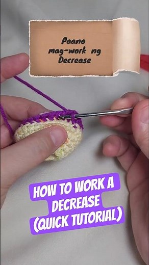 How to Crochet a Decrease