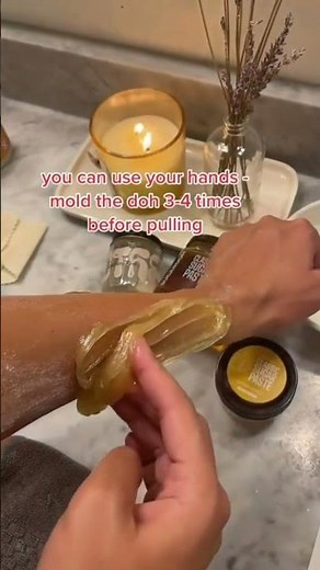 SUGAR WAXING Tutorial 🌻#shorts