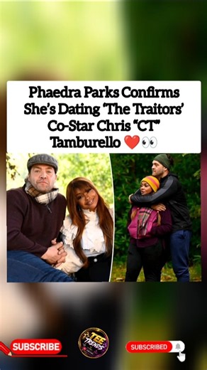 Phaedra Parks Confirms She’s Dating ‘The Traitors’ Co-Star Chris “CT” Tamburello ❤️🏰👀 #shorts