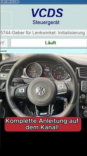 B1168 VW | 16138 Steering angle sensor no initialization | VW Audi VCDS steering angle sensor tra...