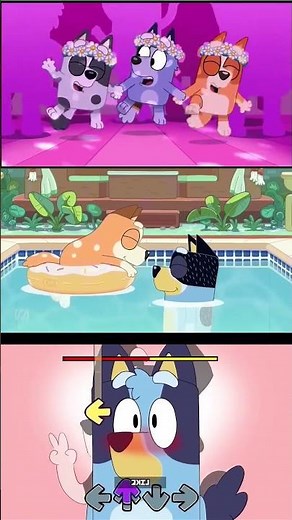 FNF: Feel the Drumbeat of My Heart with Bluey & Bingo - Epic FridayNightFunkin Mods! #fnf #myhear...