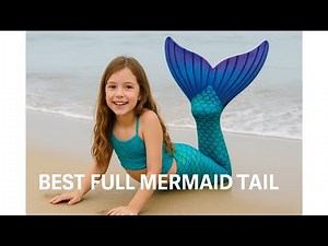 🧜‍♀️ Ghteas Girls Mermaid Bathing Suit 3PCS Cute Ruffle Tankini Swimsuits | Best Full Mermaid Tail 🐚