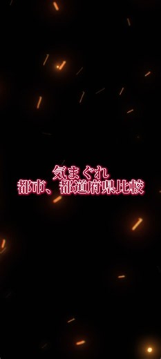 気まぐれで都市比較（都道府県比較） #ルーレット #都市比較 #地理系