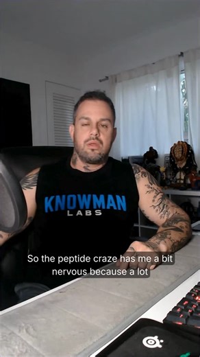 @knowmanlabs | The peptide craze honestly makes me nervous. I have friends ordering injectable peptides from random websites they somehow trust and... | Instagram