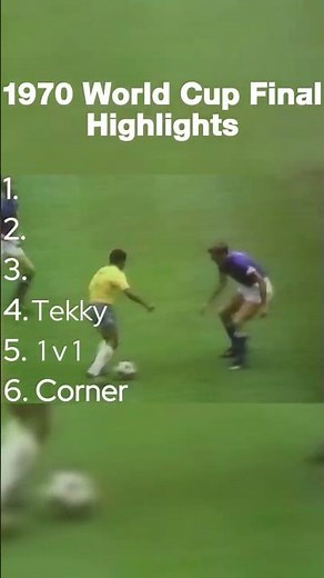 1970 World Cup Final Highlights #football #edit #worldcup #shorts