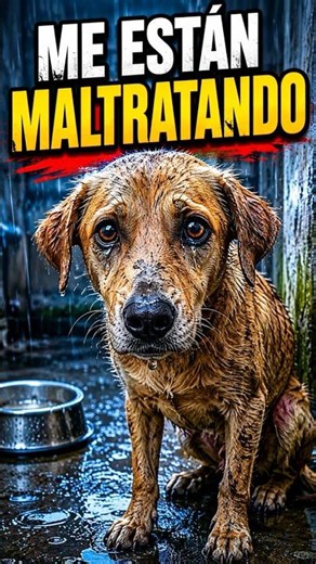 Si ves a un perro hacer esto, ¡está pidiendo ayuda! #maltratoanimal #ayuda