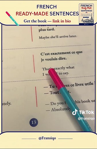 1000 Ready-to-Use French Sentences for Beginners