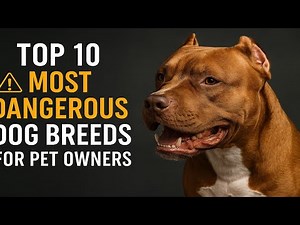 Top 10 Most Dangerous Dog Breeds for Pet Owners 🐶⚠️ | Banned & Aggressive Dogs Explained