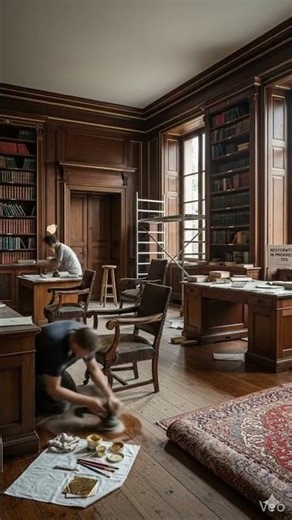 Old Library → Dream Luxury Library Reveal 😍”