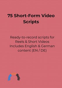 75 Short-form Video Scripts for Reels & Shorts - Etsy