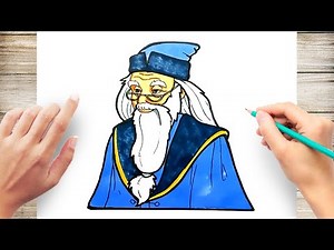 How to Draw Albus Dumbledore
