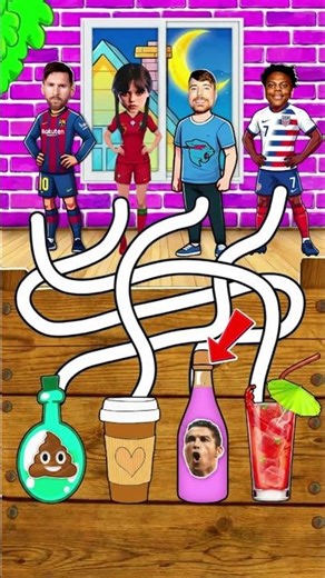 Who Will Turn Into Ronaldo? 😱⚽ Wednesday vs Speed vs MrBeast vs Messi #shorts #funny