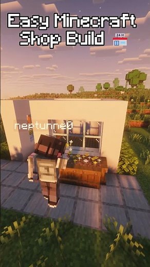 Easy Minecraft Shop Build 🏪