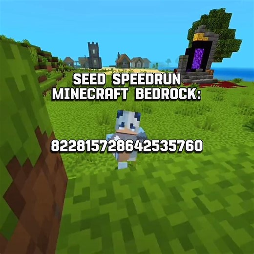 Ini Seed Speedrun Buat Kalian! #minecraft #seed #minecraftshorts #indonesia