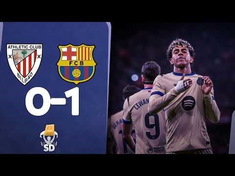 ✅ ATHLETIC CLUB BILBAO 0 BARCELONA 1 🏆 JUEGA YAMAL LA LIGA ESPAÑOLA