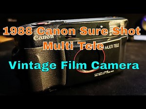 1988 Canon Sure Shot Multi Tele - Vintage Film Camera