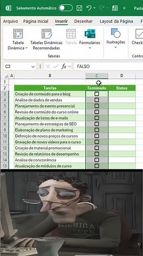 Como criar e usar um checklist no Excel!