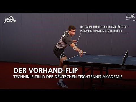Vorhand-Flip I Technikleitbild der Deutschen Tischtennis-Akademie
