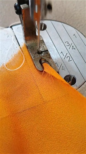 Rolled hem foot sewing tutorial #sewing #hemming #hemmingfoot #sewingtips