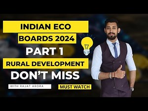 Rural Development | Indian Economic Development | Part 1