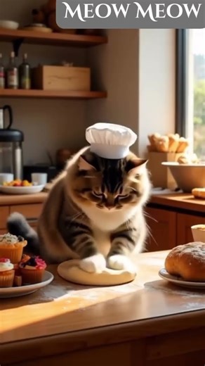 Baker Cat – Whiskers and Wonders 🍰🐾