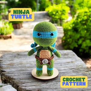 Ninja Turtle Amigurumi Crochet Pattern (PDF Pattern) - Etsy