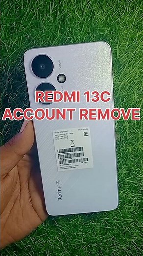 How To Remove Gmail Account From Redmi 13C 5G ⚡ How To Remove Google Account 🔥🔥 #shorts #viral #tech