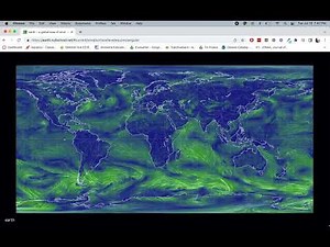 Using the Global Weather Visualization tool at earth.nullschool.net - Part 3: change projections