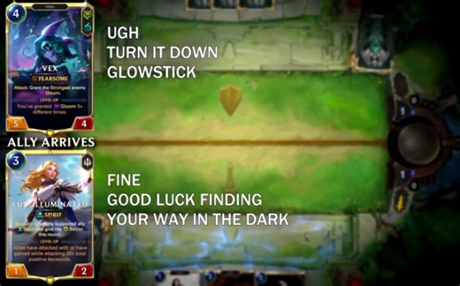 薇古丝/莉莉娅/圣光无限拉克丝/随从（伊泽瑞尔跟其他） LOR 符文大陆传说 特殊互动/语音彩蛋