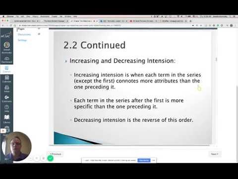 Hurley's Introduction to Logic, 13th ed. - 2.2 Intension and Extension of Terms