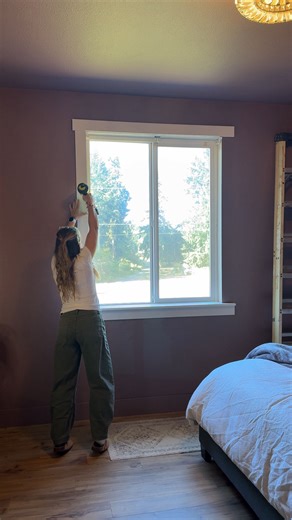 Bedroom window trim is in! This extra detail makes the space feel that much more intentional. There are so many ways to do this, but I find this to be the most beginner-friendly and one of those small updates that makes a big impact! Now the big question: to color drench or leave white ?! 🙈 OMG and I found the most beautiful curtains. I cannot wait to install… To be continued 😆 | Gather at the Booth's